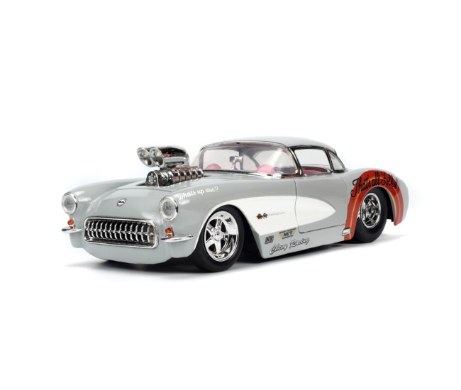 Jada masinuta metalica bugs bunny 1957 chevrolet corvette 1:24 Jada masinuta metalica bugs bunny 1957 chevrolet corvette 1:24