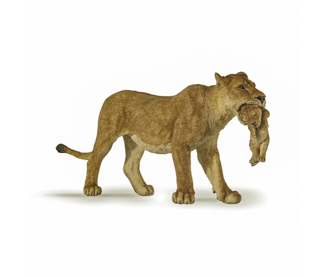 Papo figurina leoaica cu pui Papo figurina leoaica cu pui