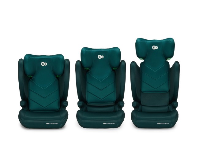 Scaun auto kinderkraft i-spark, i-size 100-150 cm, green Scaun auto kinderkraft i-spark, i-size 100-150 cm, green
