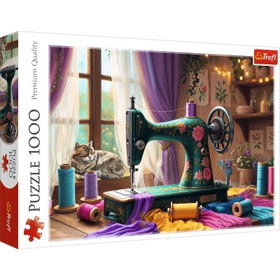 Puzzle trefl 1000 atelierul de cusut Puzzle trefl 1000 atelierul de cusut
