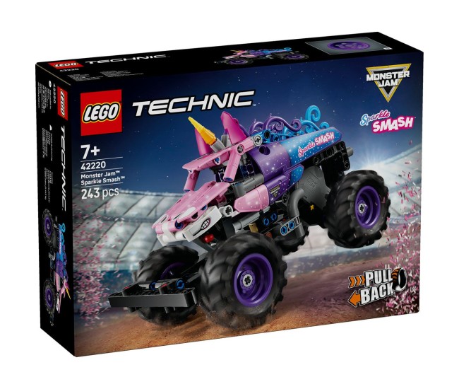 Lego technic monster jam sparkle smash cu motor cu arc 42220 Lego technic monster jam sparkle smash cu motor cu arc 42220
