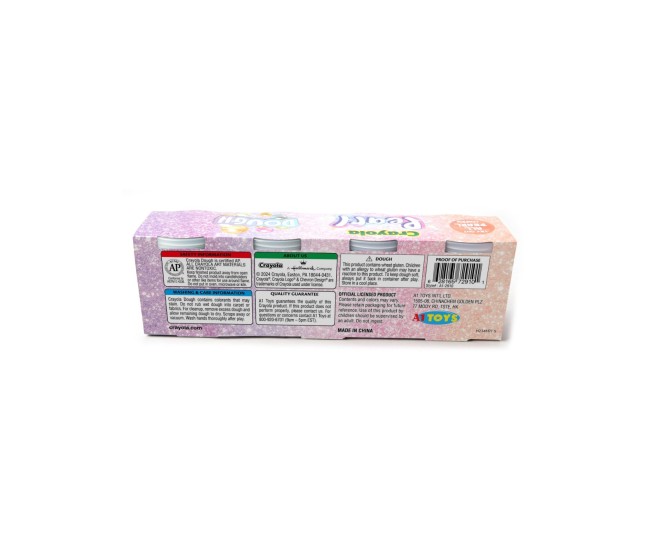 Crayola pearl set 4 borcanase cu plastelina sidefata Crayola pearl set 4 borcanase cu plastelina sidefata