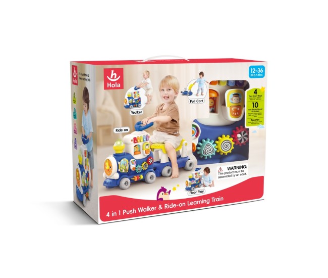 Trenulet 4 in 1 albastru Trenulet 4 in 1 albastru