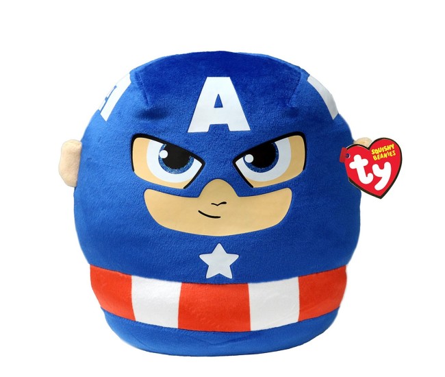 Plus ty squishy beanies marvel captain america 30cm Plus ty squishy beanies marvel captain america 30cm