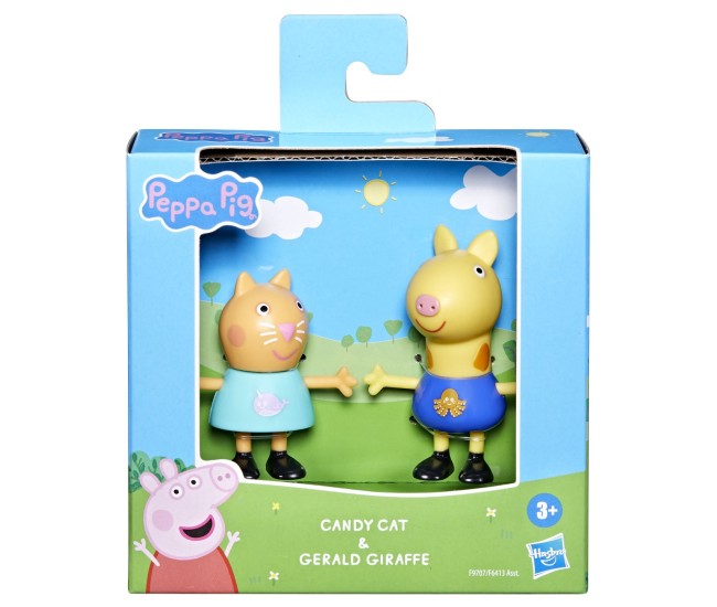 Peppa pig prieteni buni set 2 figurine pisica candy si girafa gerald Peppa pig prieteni buni set 2 figurine pisica candy si girafa gerald