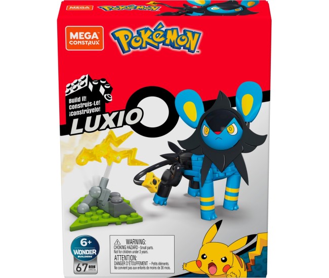 Pokemon mega construx luxio Pokemon mega construx luxio