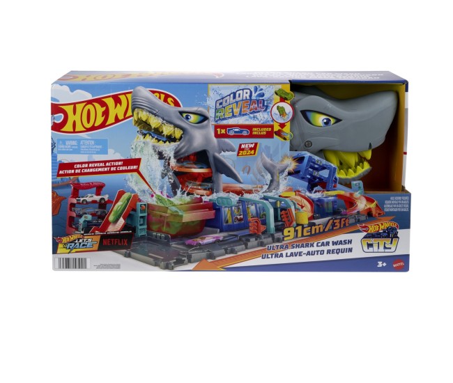 Hot wheels city color reveal spalatorie auto 91cm