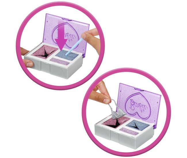 Barbie set party unboxed reveal papusa barbie violet cu 10 accesorii surpriza Barbie set party unboxed reveal papusa barbie violet cu 10 accesorii surpriza