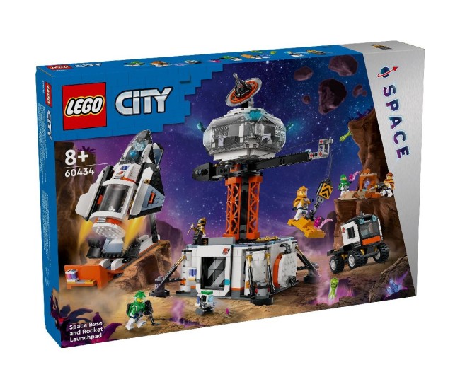 Lego city baza spatiala si platforma de lansare a rachetei 60434 Lego city baza spatiala si platforma de lansare a rachetei 60434
