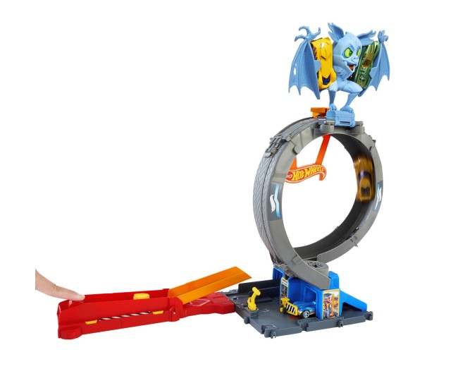 Hot wheels city pista inamicilor bucla liliacului Hot wheels city pista inamicilor bucla liliacului