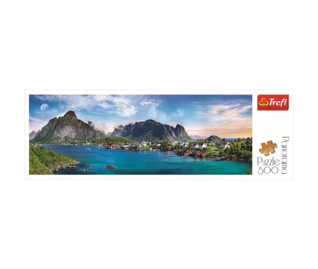 Puzzle trefl panorama 500 arhipelagul norvegian lofoten Puzzle trefl panorama 500 arhipelagul norvegian lofoten