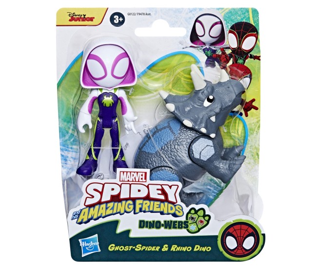Spidey si prietenii marvel dino webs ghost-spider si rhino dino Spidey si prietenii marvel dino webs ghost-spider si rhino dino