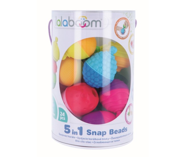 Lalaboom joc de dezvoltare bebe montessori 24 piese Lalaboom joc de dezvoltare bebe montessori 24 piese