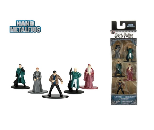 Harry potter set 5 figurine metalice scara 1 la 65