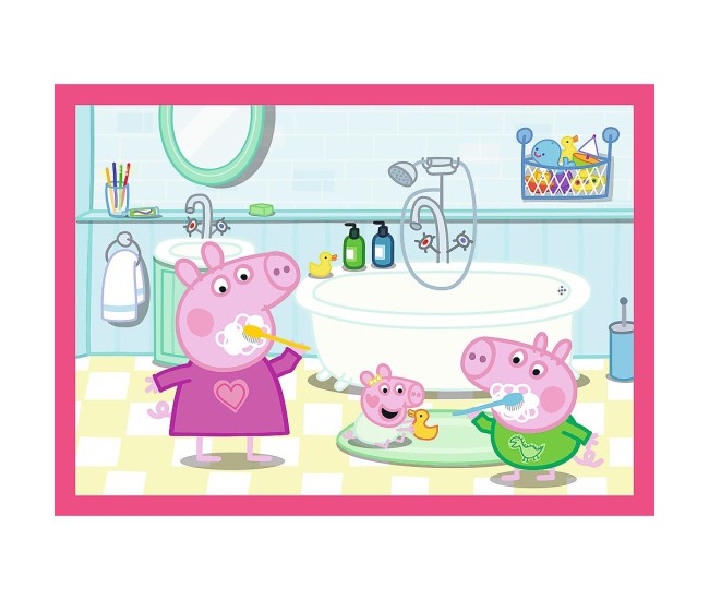 Puzzle trefl 4in1 peppa pig iubeste aventurile Puzzle trefl 4in1 peppa pig iubeste aventurile