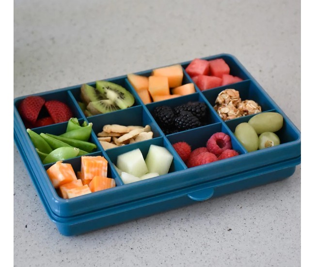 Cutie snack 12 compartimente, melii luxe, blue