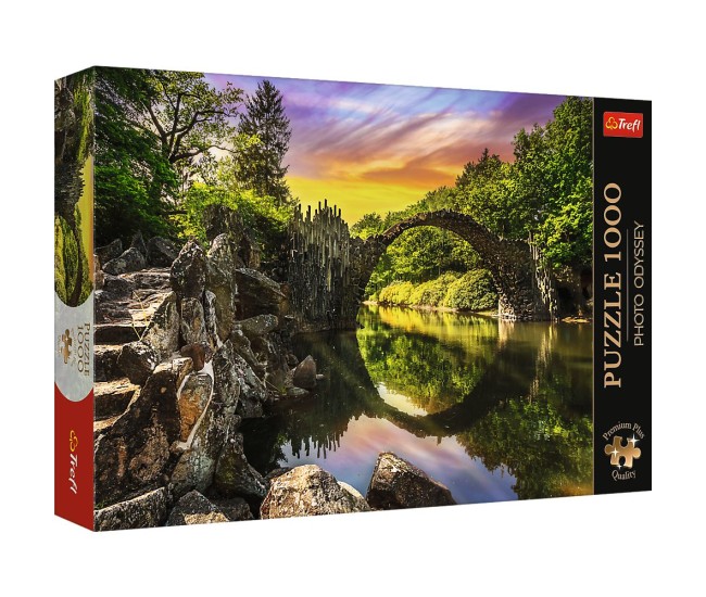 Puzzle trefl 1000 premium plus photo odyssey podul rakotz din kromlau germania Puzzle trefl 1000 premium plus photo odyssey podul rakotz din kromlau germania