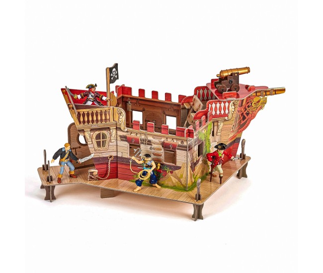 Papo figurina puzzle 3d corabie pirati Papo figurina puzzle 3d corabie pirati