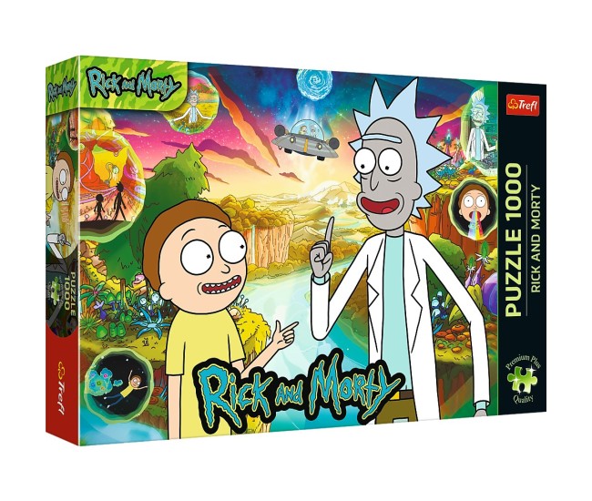 Puzzle trefl 1000 premium plus rick si morty Puzzle trefl 1000 premium plus rick si morty