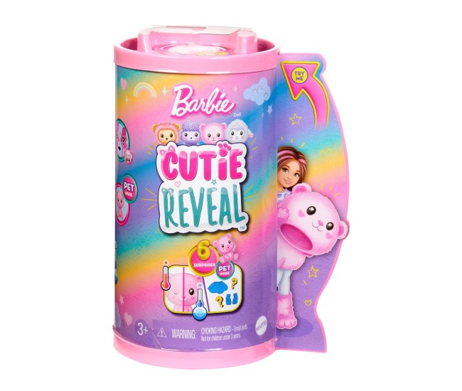 Barbie papusa chelsea cutie reveal ursulet