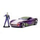 Masinute metalica chevy corvette stingray 2009 si figurina joker scara 1:24 Masinute metalica chevy corvette stingray 2009 si figurina joker scara 1:24