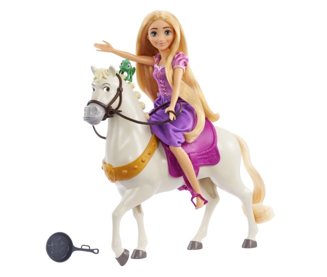 Disney princess set papusa rapunzel si calul maximus Disney princess set papusa rapunzel si calul maximus