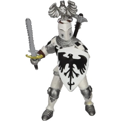 Papo figurina cavaler cu pene alb