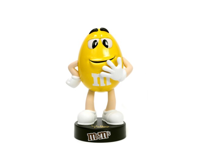 Jada figurina metalica m&m galbena 10cm Jada figurina metalica m&m galbena 10cm
