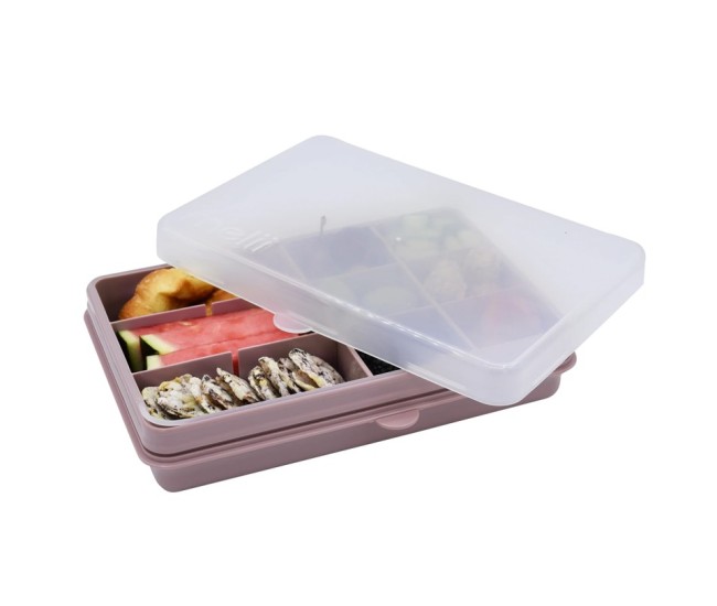 Cutie snack 12 compartimente, melii luxe, pink