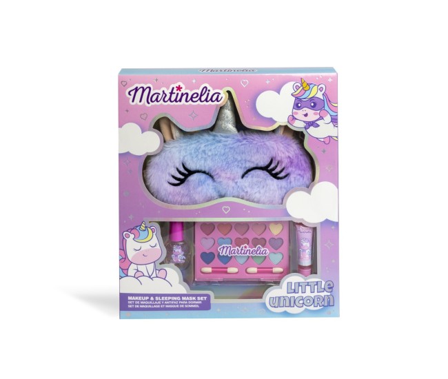 Martinelia little unicorn set infrumusetare cu masca de dormit Martinelia little unicorn set infrumusetare cu masca de dormit
