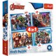 Puzzle trefl 4in1 avengers - razbunatorii curajosi Puzzle trefl 4in1 avengers - razbunatorii curajosi
