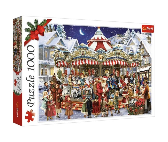 Puzzle trefl 1000 carusel de craciun Puzzle trefl 1000 carusel de craciun