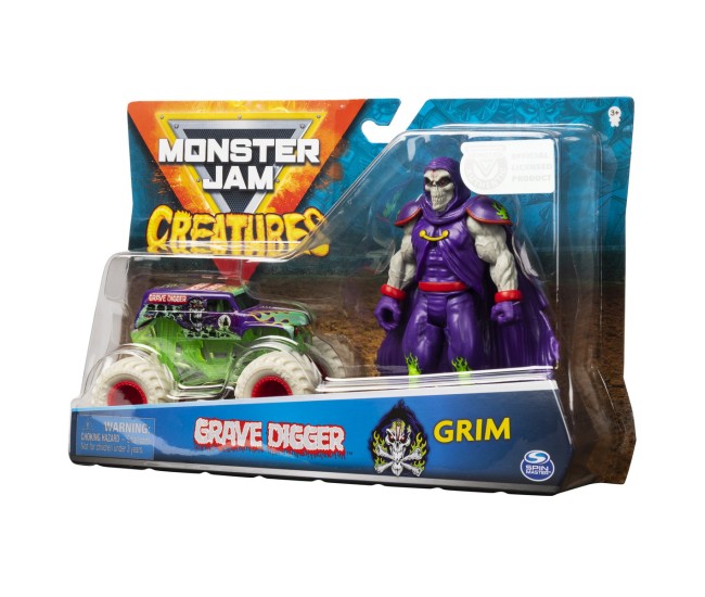 Monster jam macheta groparul si grim Monster jam macheta groparul si grim