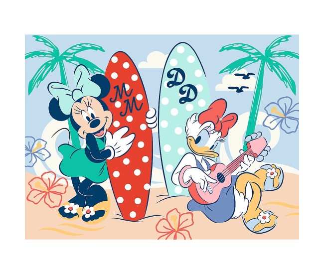 Puzzle trefl 30 minnie minnie la plaja Puzzle trefl 30 minnie minnie la plaja