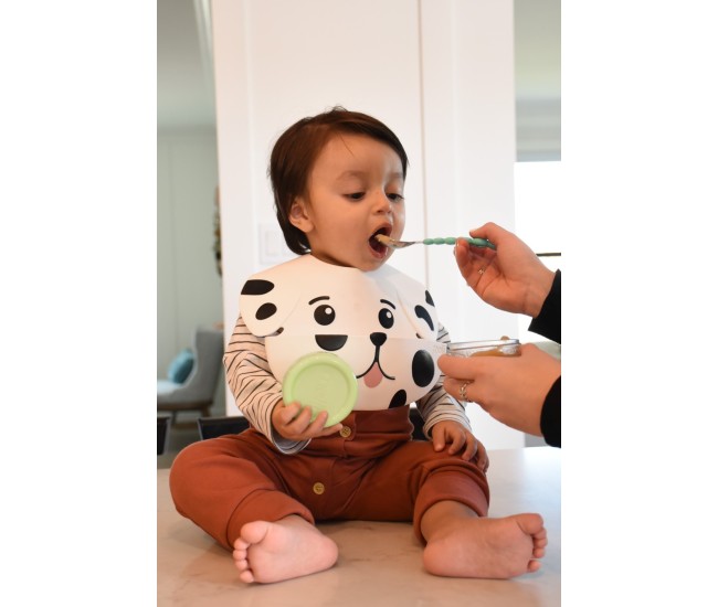 Baveta silicon, melii, model catel