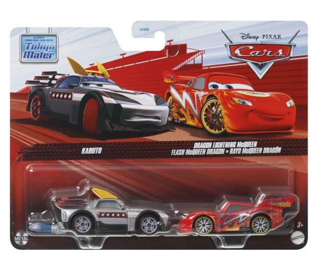 Cars3 set 2 masinute metalice kabuto si dragon fulger mcqueen Cars3 set 2 masinute metalice kabuto si dragon fulger mcqueen
