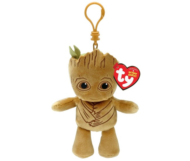 Plus breloc ty 8.5cm beanie babies marvel groot Plus breloc ty 8.5cm beanie babies marvel groot