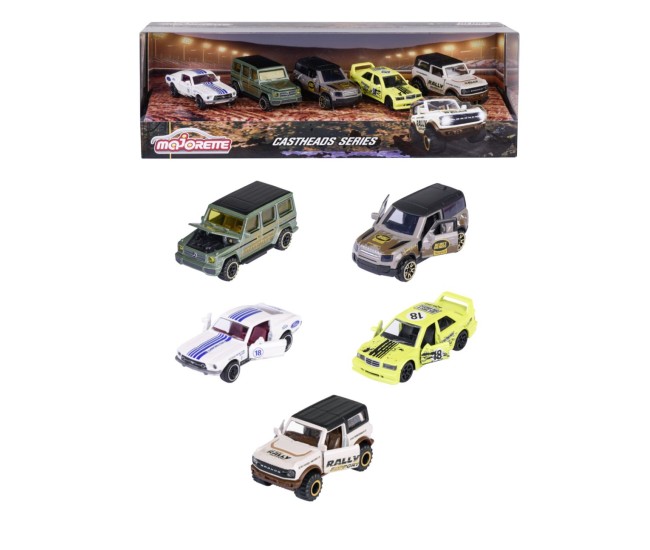 Majorette castheads series set 5 masinute scara 1:64 Majorette castheads series set 5 masinute scara 1:64