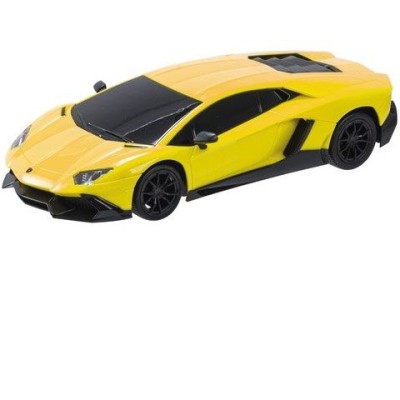 Masina cu telecomanda lamborghini aventador galben cu scara 1 la 24 Masina cu telecomanda lamborghini aventador galben cu scara 1 la 24