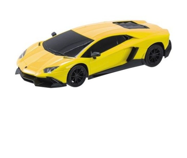 Masina cu telecomanda lamborghini aventador galben cu scara 1 la 24 Masina cu telecomanda lamborghini aventador galben cu scara 1 la 24