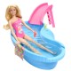 Barbie set papusa barbie blonda si piscina Barbie set papusa barbie blonda si piscina