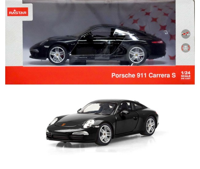 Masinuta metalica porsche 911 negru scara 1 la 24 Masinuta metalica porsche 911 negru scara 1 la 24