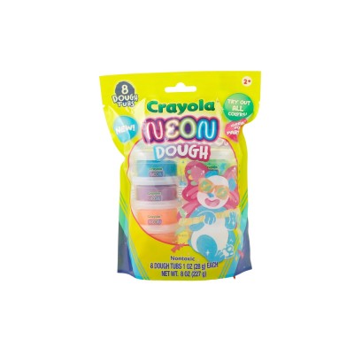 Crayola silly scents neon set 8 borcanase plastelina parfumata