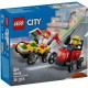Lego city pachet de curse furgoneta de pizza vs. camion de pompieri 60458 Lego city pachet de curse furgoneta de pizza vs. camion de pompieri 60458