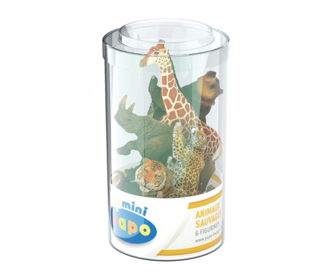 Papo figurina set 6 minianimale salbatice Papo figurina set 6 minianimale salbatice
