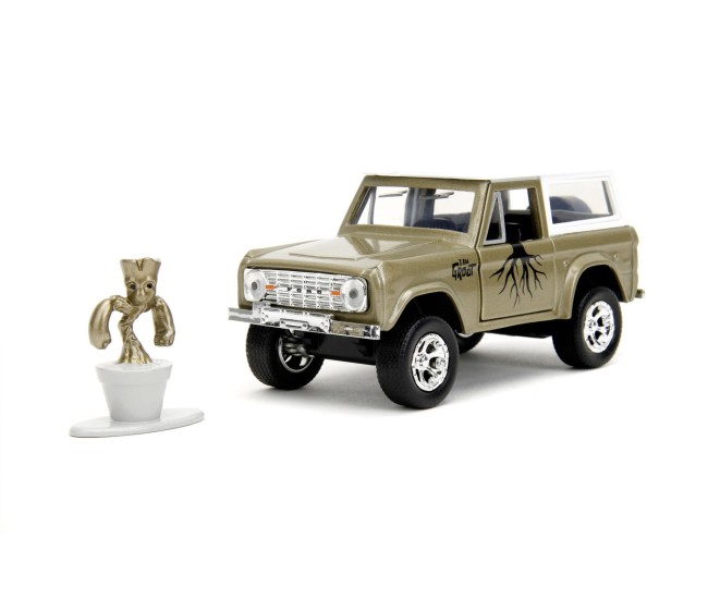 Jada marvel set masinuta metalica ford bronco si figurina groot Jada marvel set masinuta metalica ford bronco si figurina groot