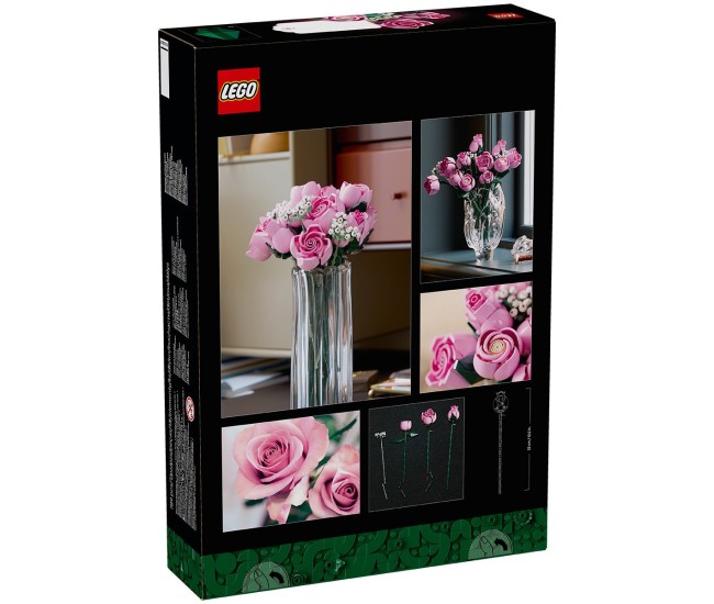 Lego botanicals buchet de trandafiri roz 10374