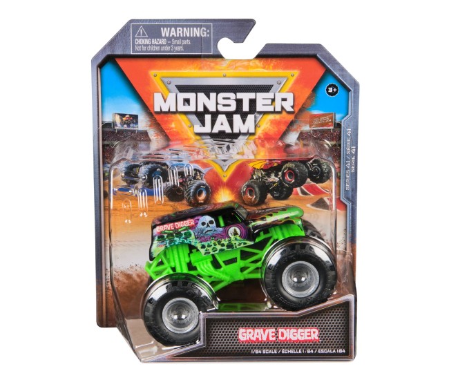 Monster jam masinuta metalica grave digger scara 1 la 64 Monster jam masinuta metalica grave digger scara 1 la 64