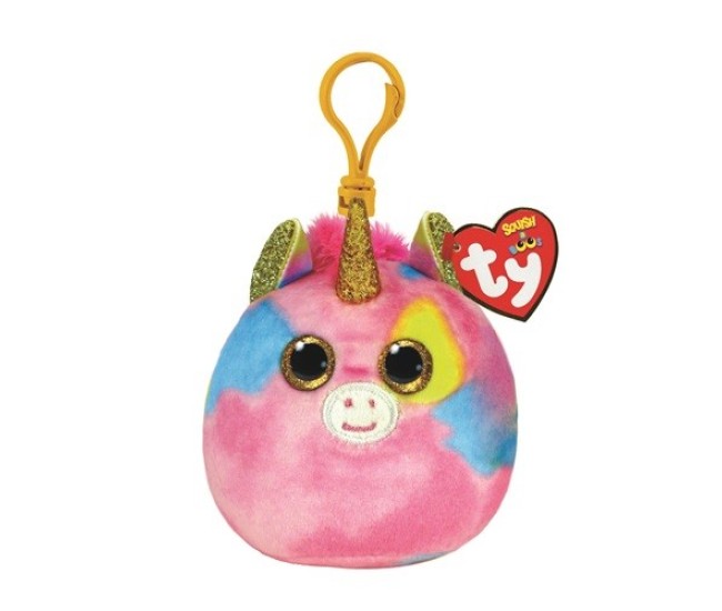 Plus breloc ty 8.5cm squishy beanies fantasia unicorn multicolor Plus breloc ty 8.5cm squishy beanies fantasia unicorn multicolor
