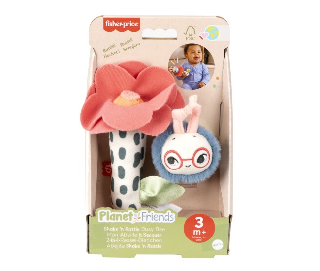 Fisher price planet friends jucarie plus zornaitoare floare si albinuta Fisher price planet friends jucarie plus zornaitoare floare si albinuta